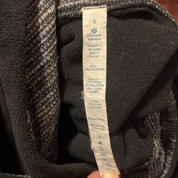 Lululemon “Runaway Fleece” black hooded fleece sweatshirt - Picture 8 of 9